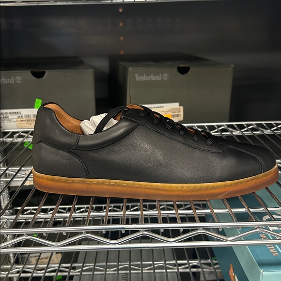 Timberland Men's Black Sneakers with Tan Sole - Picture 1 of 5